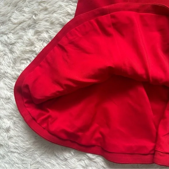 Likely Alia Dress Fit & Flare Puff Sleeve Mini in Scarlet Red Sz 8 NWT New - Picture 7 of 12